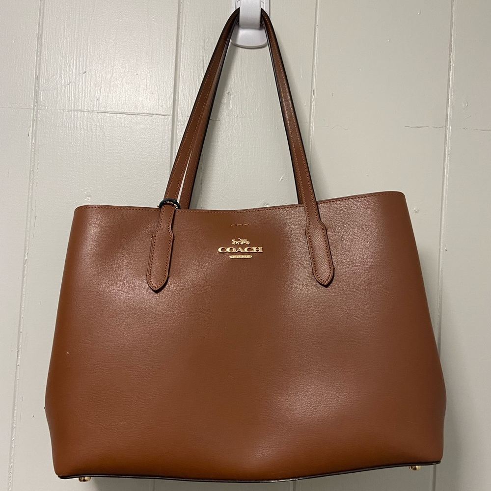 Brown coach tote